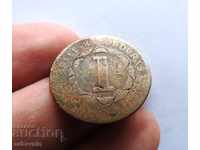 Honduras britanic 1 cent 1914