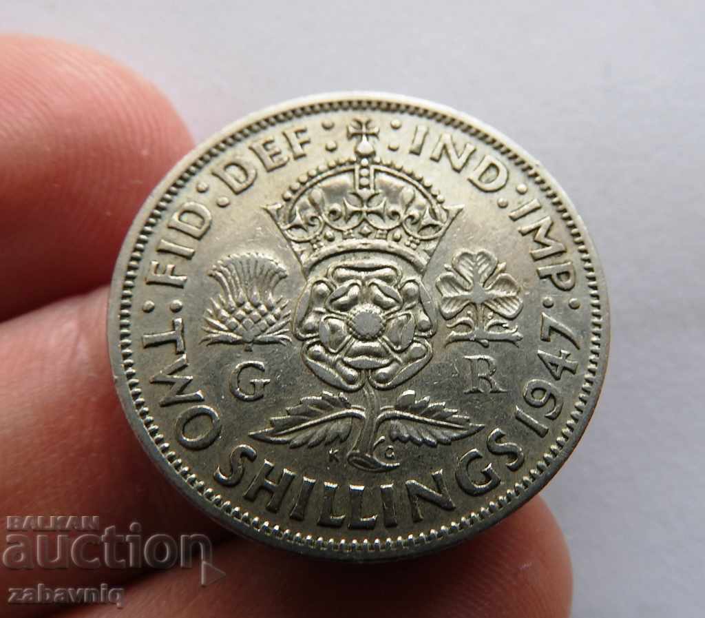 United Kingdom 2 shillings 1947