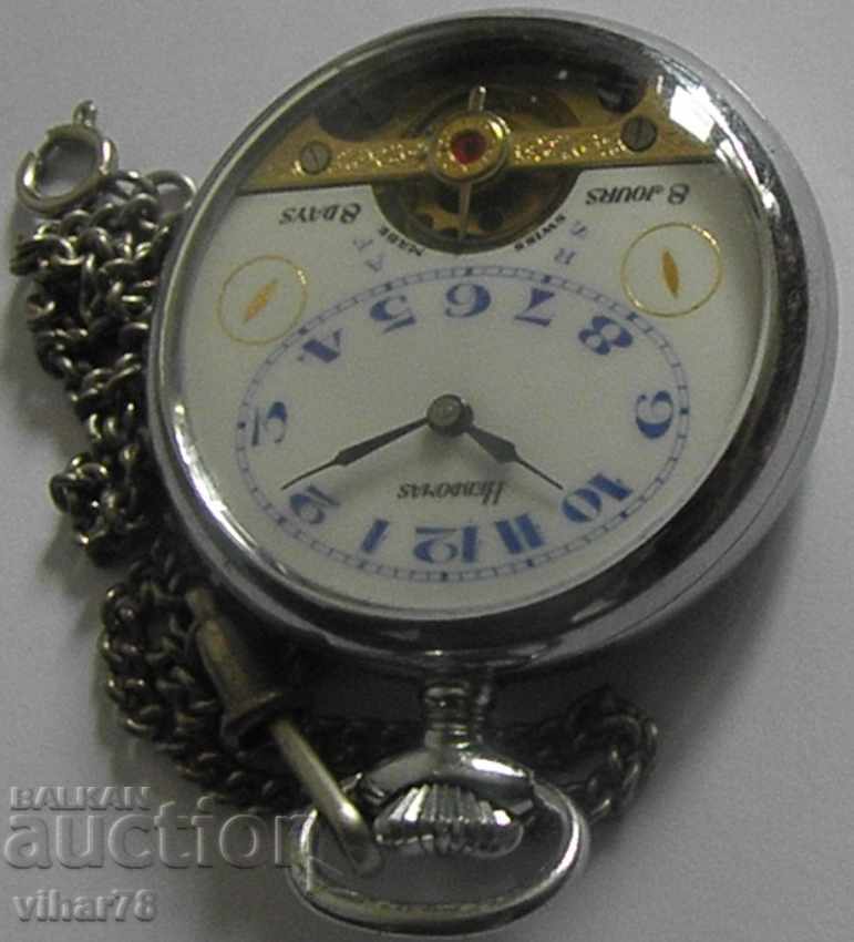 Аукцион рядък седмечен джобен часовник-HEBDOMAS Аукцион рядък седмечен джобен часовник-HEBDOMAS