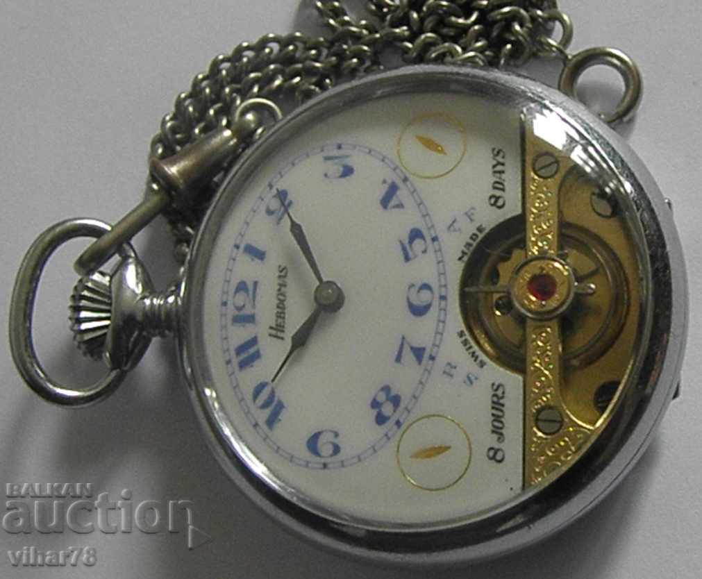 рядък седмечен джобен часовник-HEBDOMAS - 6 рядък седмечен джобен часовник-HEBDOMAS - 6