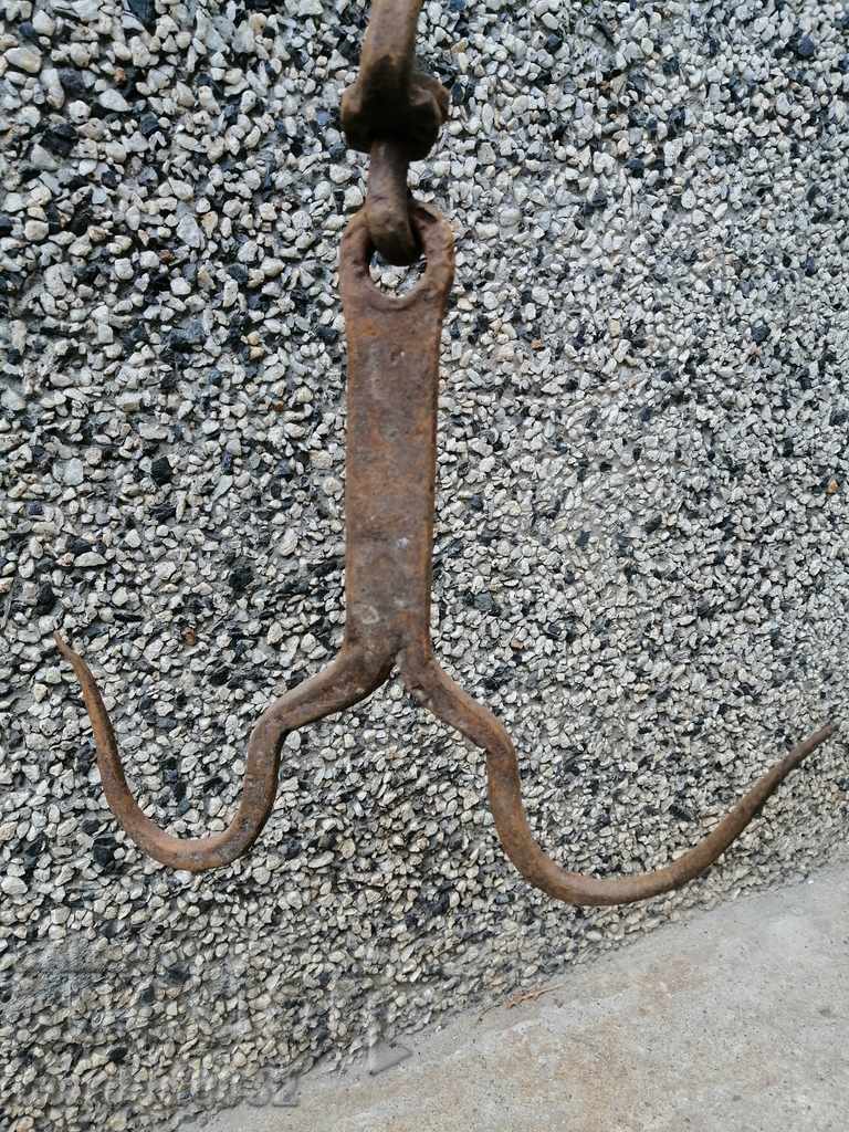 Forged buttock, hook, wrought iron - 5