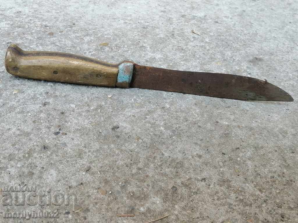 Old butcher knife blade with price 57.00 BGN | € 29.14 Old butcher knife blade with price 57.00 BGN | € 29.14