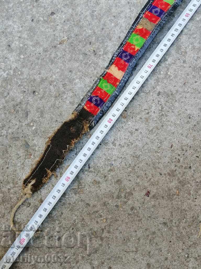 Auction Old hand knitted waistband waistcoat waistcoat belt, costume belt Auction Old hand knitted waistband waistcoat waistcoat belt, costume belt