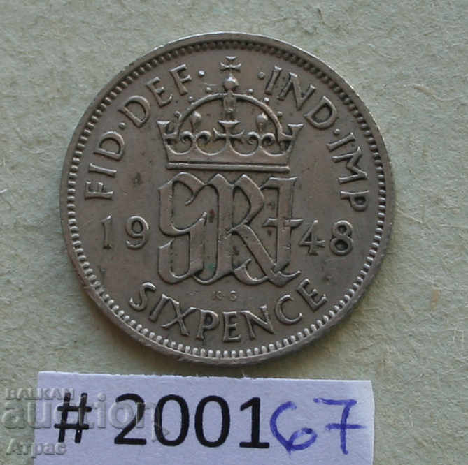 6 pence 1948 United Kingdom