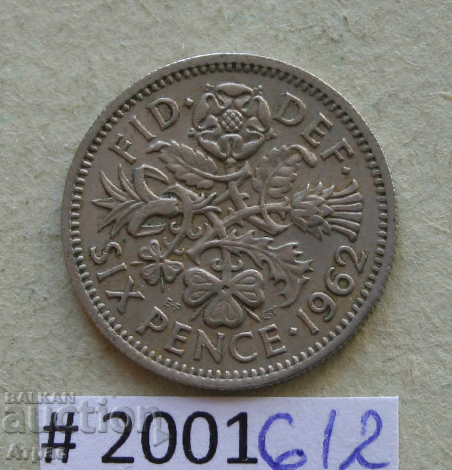 6  пенса   1962   Великобритания