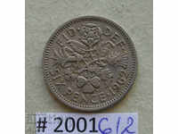 6 pence 1962 Great Britain