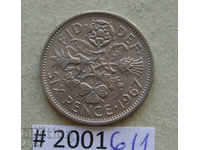 6 pence 1967 United Kingdom