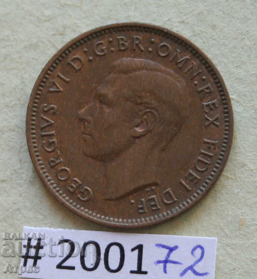 1 farthing 1950 Ηνωμένο Βασίλειο με τιμή € 0.97 | 1.90 BGN