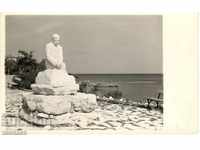 Old postcard - Pomorie, Yavorov's Monument