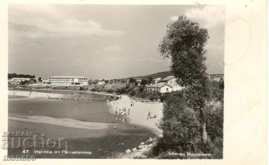 Old Postcard - Primorsko, Vista
