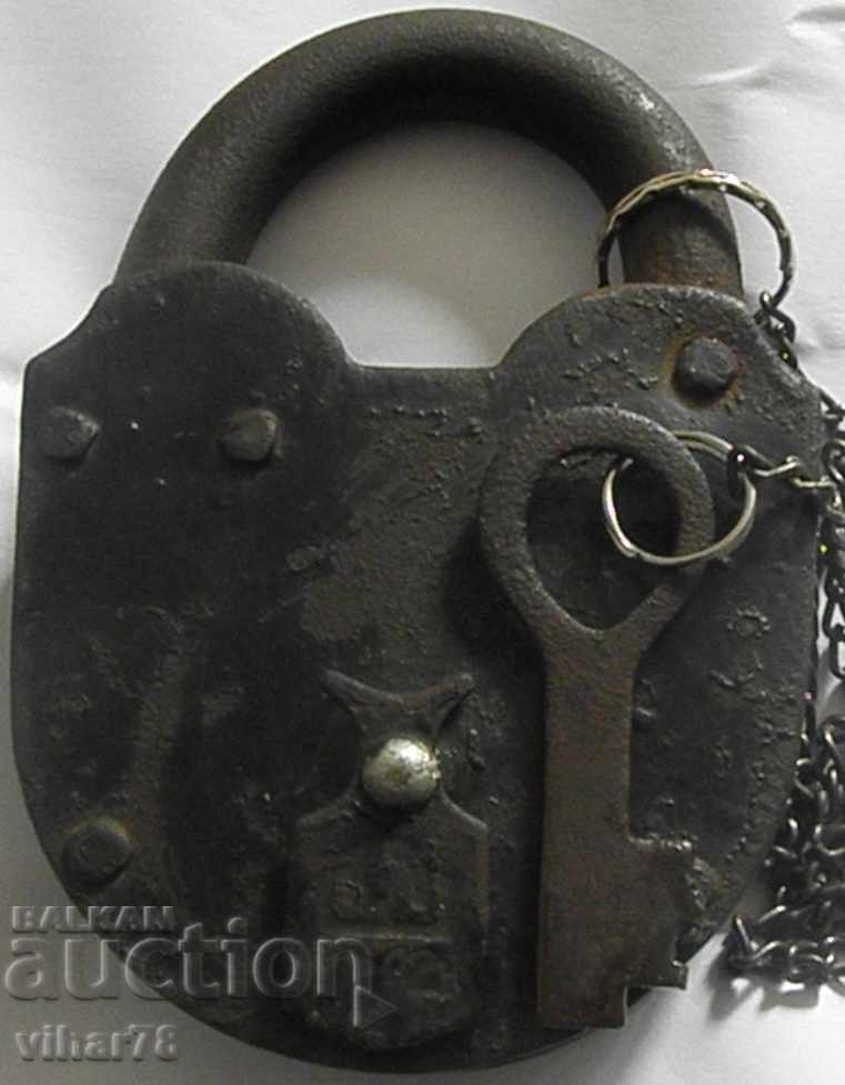 Old big padlock