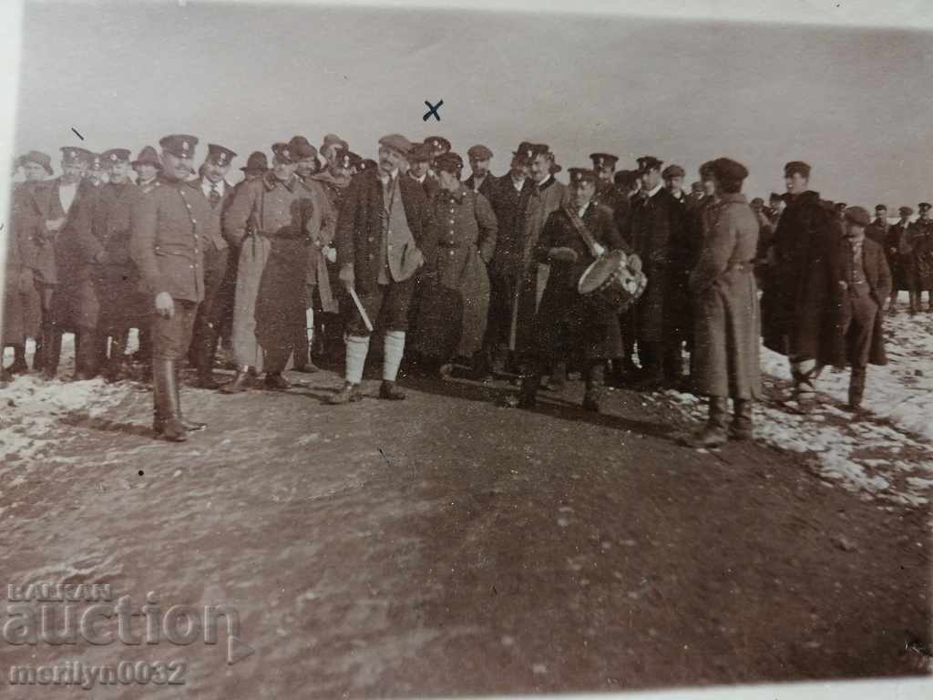 Στρατιωτική φωτογραφική φωτογραφία πορτρέτο Βαλκανικό πόλεμο