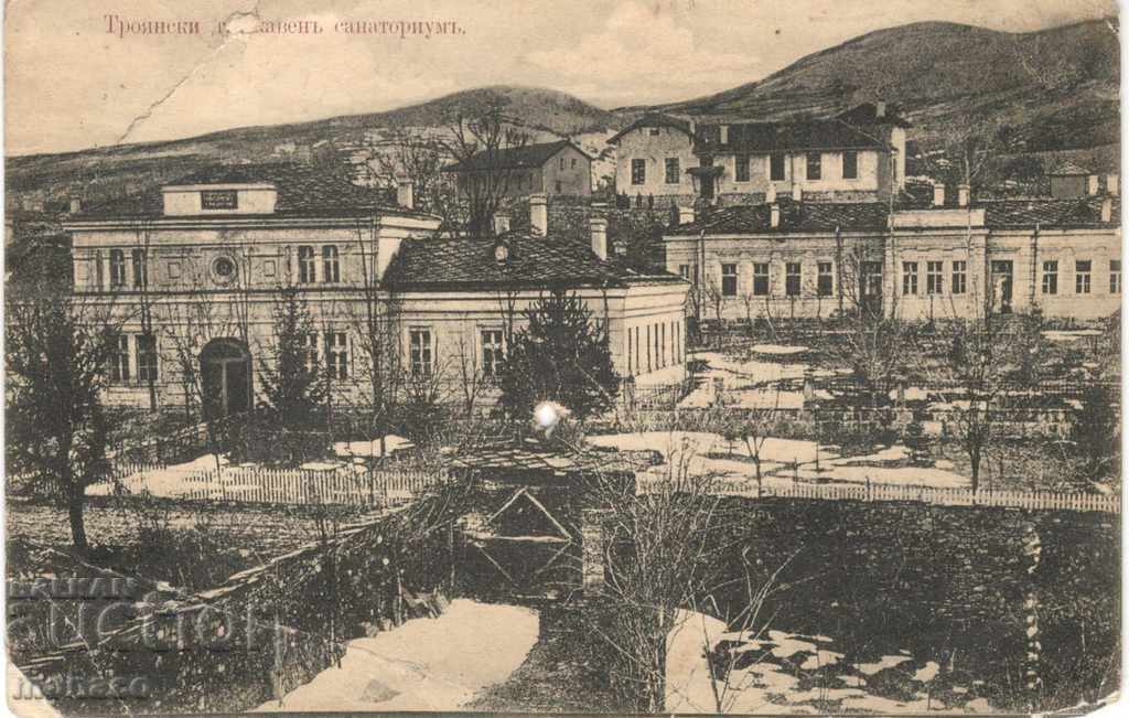 Carte poștală veche - Troyan, Sanatoriu de stat
