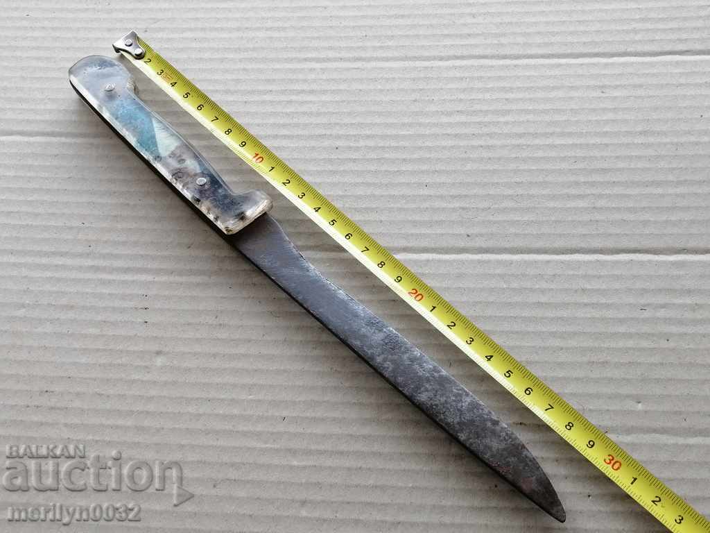 Auction Old butcher knife blade Auction Old butcher knife blade