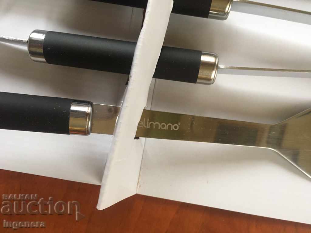 Delivery of GRILL SKILL KIT CLIP FORK NEW DELIMANO