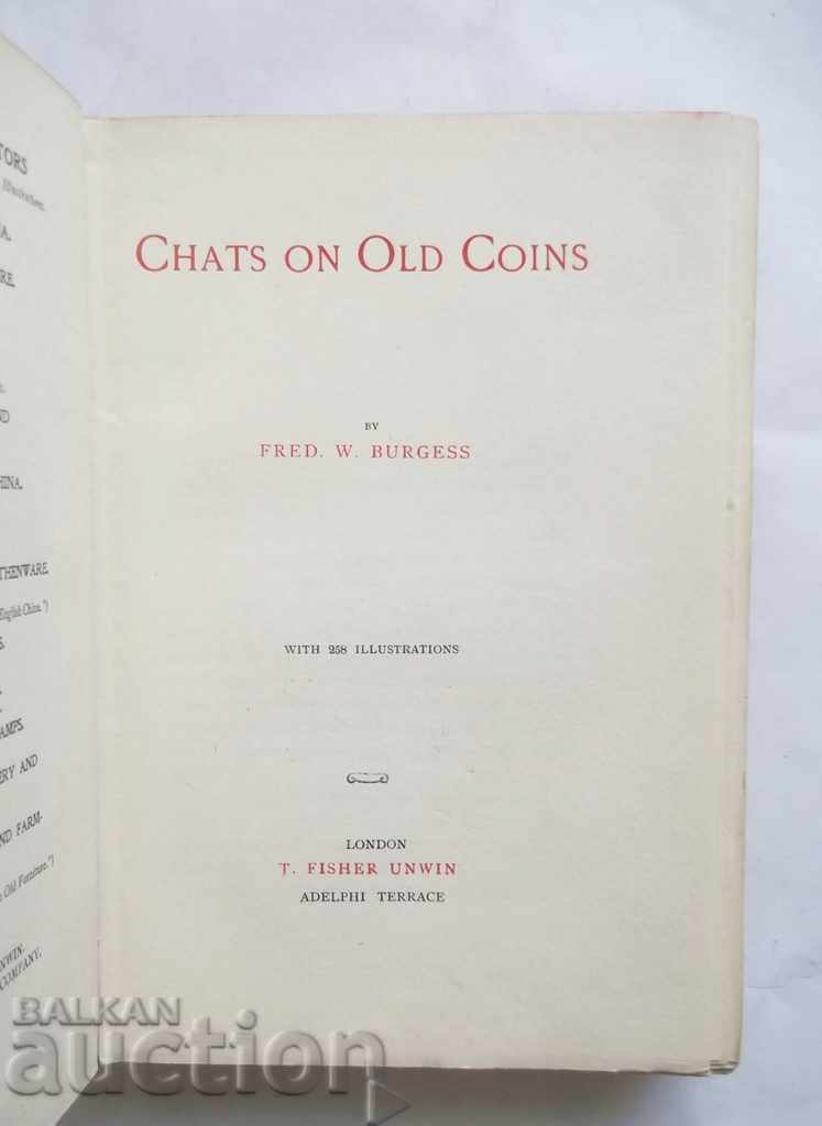 Chats on Old Coins - Fred W. Burgess Old Coins with price 69.00 BGN | € 35.28 Chats on Old Coins - Fred W. Burgess Old Coins with price 69.00 BGN | € 35.28
