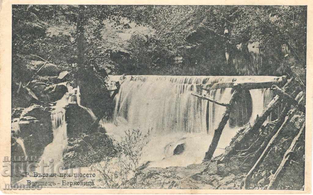 Carte poștală veche - râul Barzia până la Varshetsi