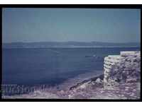 Nessebar anii 60 Marea Neagră diapozitivă panoramică socială