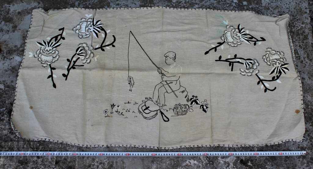 . OLD BRODIRED COVER FISHER WALL KARIMCHE BRODERIA WALL with price 25.00 BGN | € 12.78 . OLD BRODIRED COVER FISHER WALL KARIMCHE BRODERIA WALL with price 25.00 BGN | € 12.78