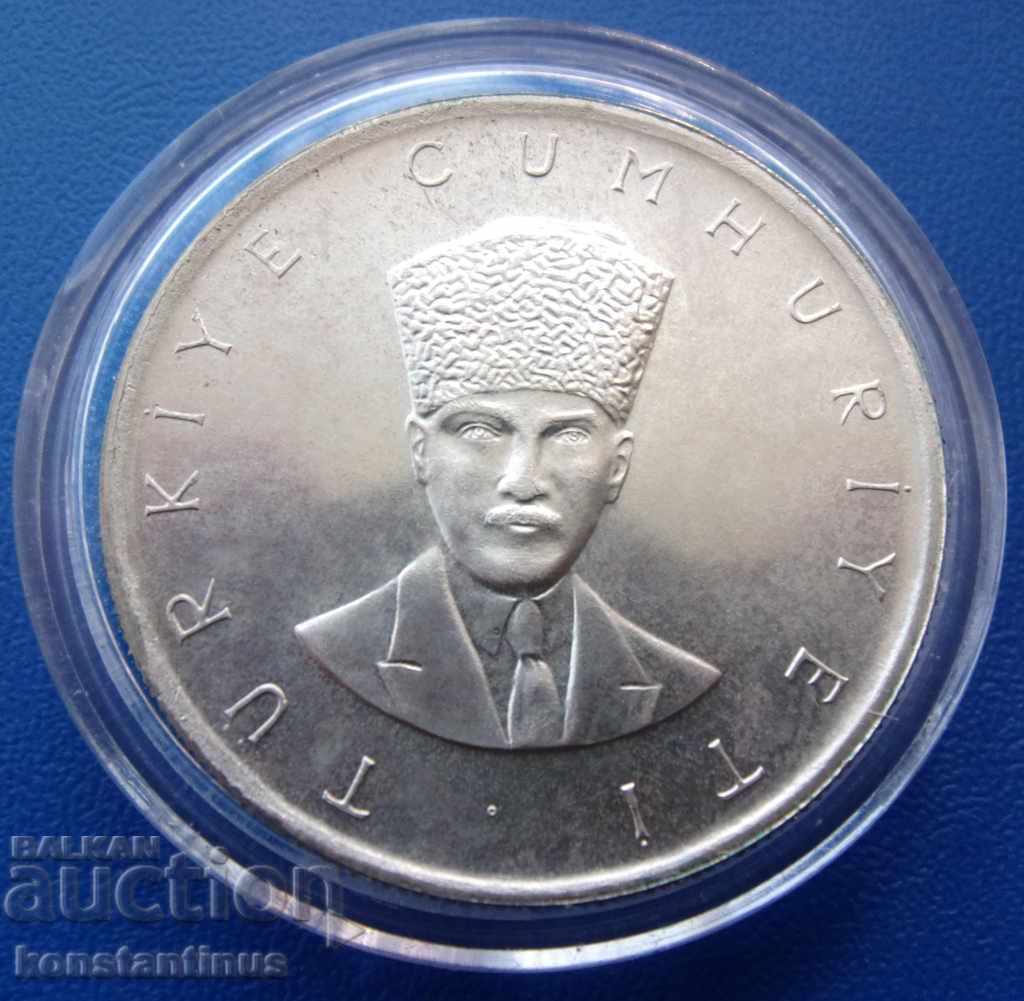 Turcia 25 Lira 1970 PROOF UNC cu preț € 23.01 | 45.00 BGN