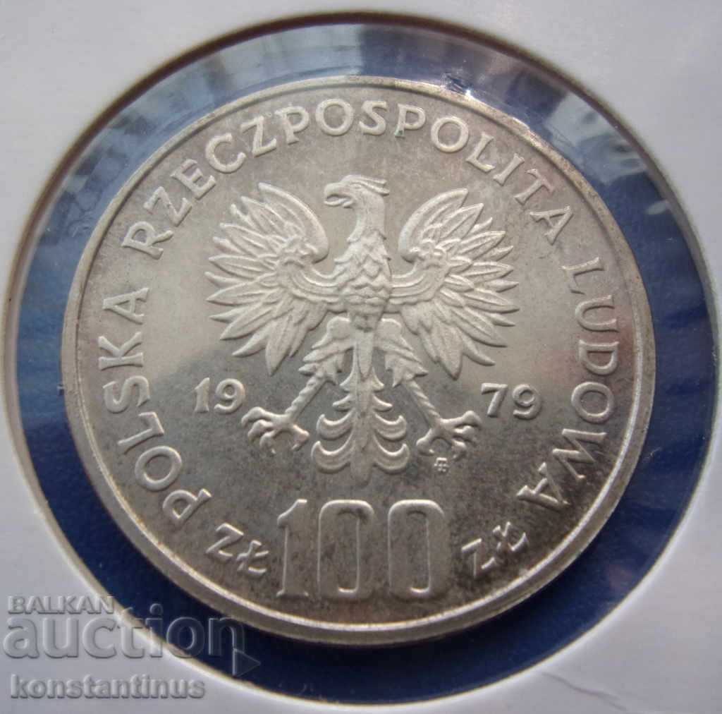 Polonia 100 Zloty 1979 PROVA UNC cu preț € 33.23 | 64.99 BGN Polonia 100 Zloty 1979 PROVA UNC cu preț € 33.23 | 64.99 BGN