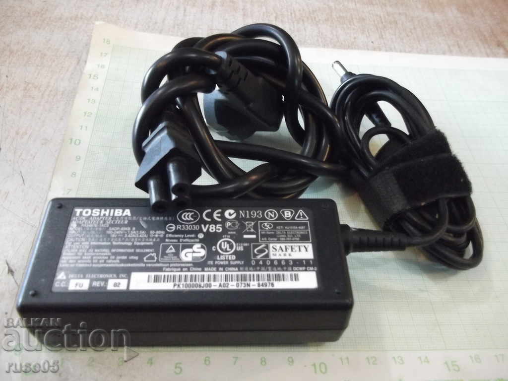 Power supply "TOSHIBA - SADP - 65KB B" for laptop working with price 20.00 BGN | € 10.23 Power supply "TOSHIBA - SADP - 65KB B" for laptop working with price 20.00 BGN | € 10.23