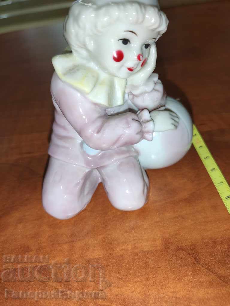 Clown with a porcelain ball with price 24.00 BGN | € 12.27 Clown with a porcelain ball with price 24.00 BGN | € 12.27