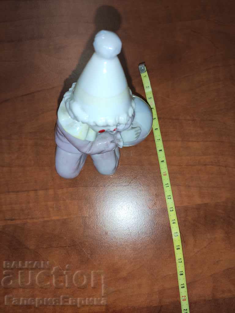 Auction Clown with a porcelain ball Auction Clown with a porcelain ball