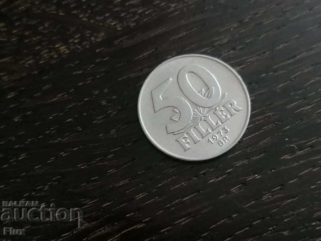 Coin - Hungary - 50 fillers 1973