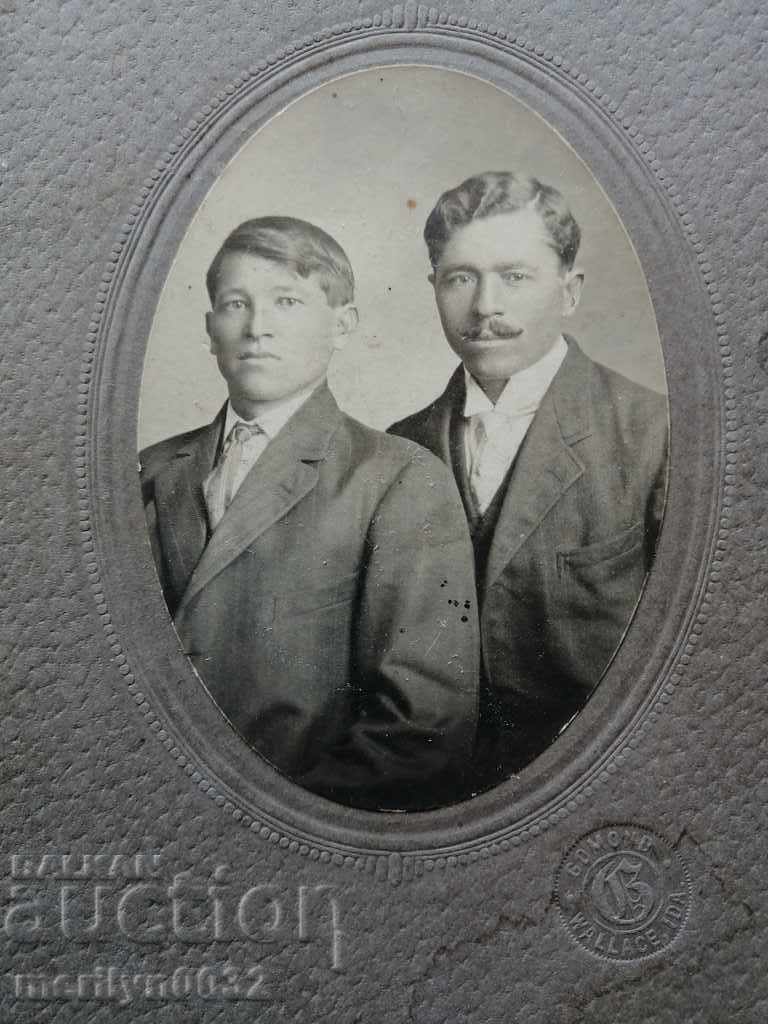 Old cardboard picture photography portrait - 6