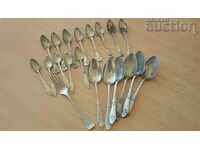lot of vintage spoons set