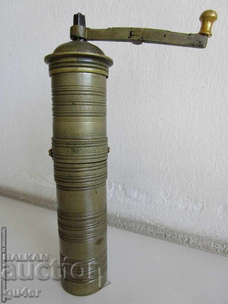 ❌❌Ottoman Empire-Bronze Coffee Grinder-Working-ORIGINAL❌❌