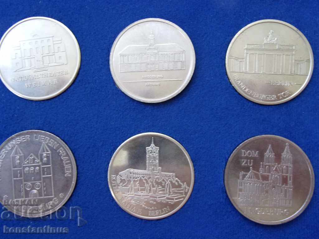 GDR Trial Set 1976 UNC Rare 15 piese PROBA - 5