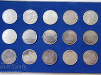 GDR Trial Set 1976 UNC Rare 15 pieces PROBA