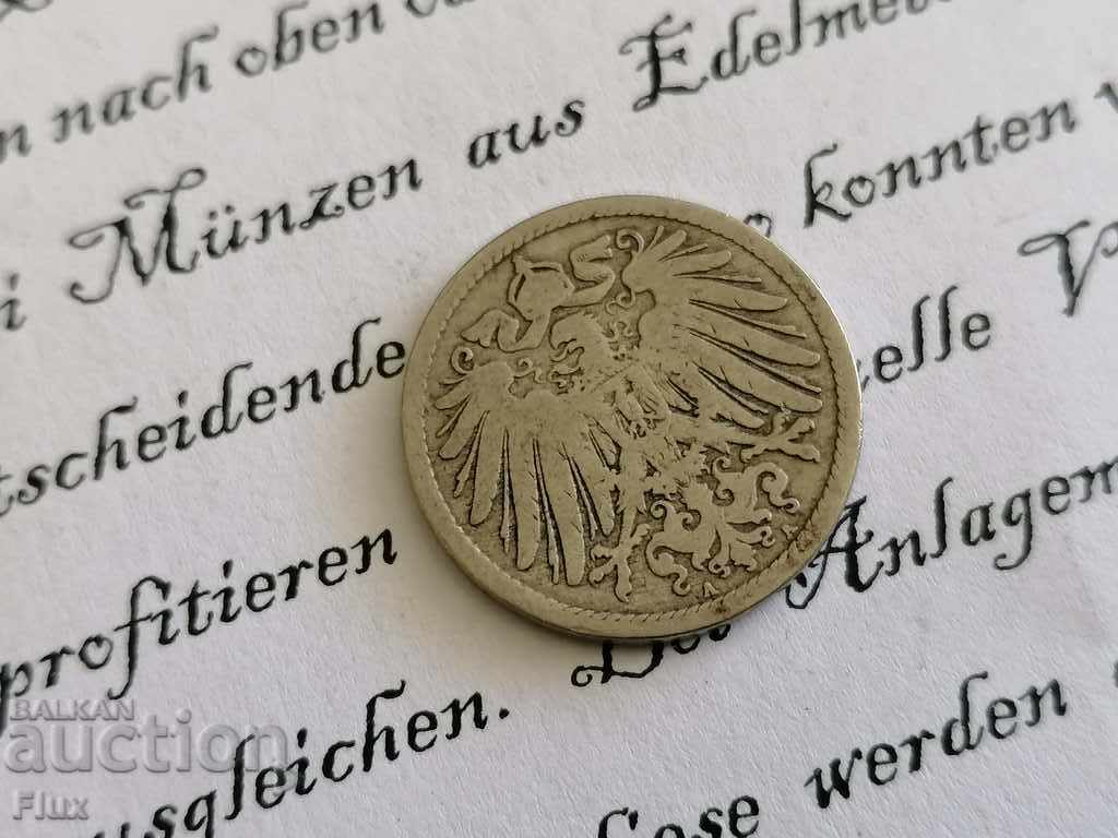 Reich Coin - Germany - 10 pfenigs 1890; A series with price 5.00 BGN | € 2.56 Reich Coin - Germany - 10 pfenigs 1890; A series with price 5.00 BGN | € 2.56