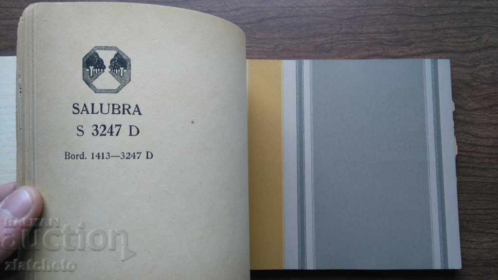 Delivery of Catalog of wallpaper samples from the 30's Delivery of Catalog of wallpaper samples from the 30's