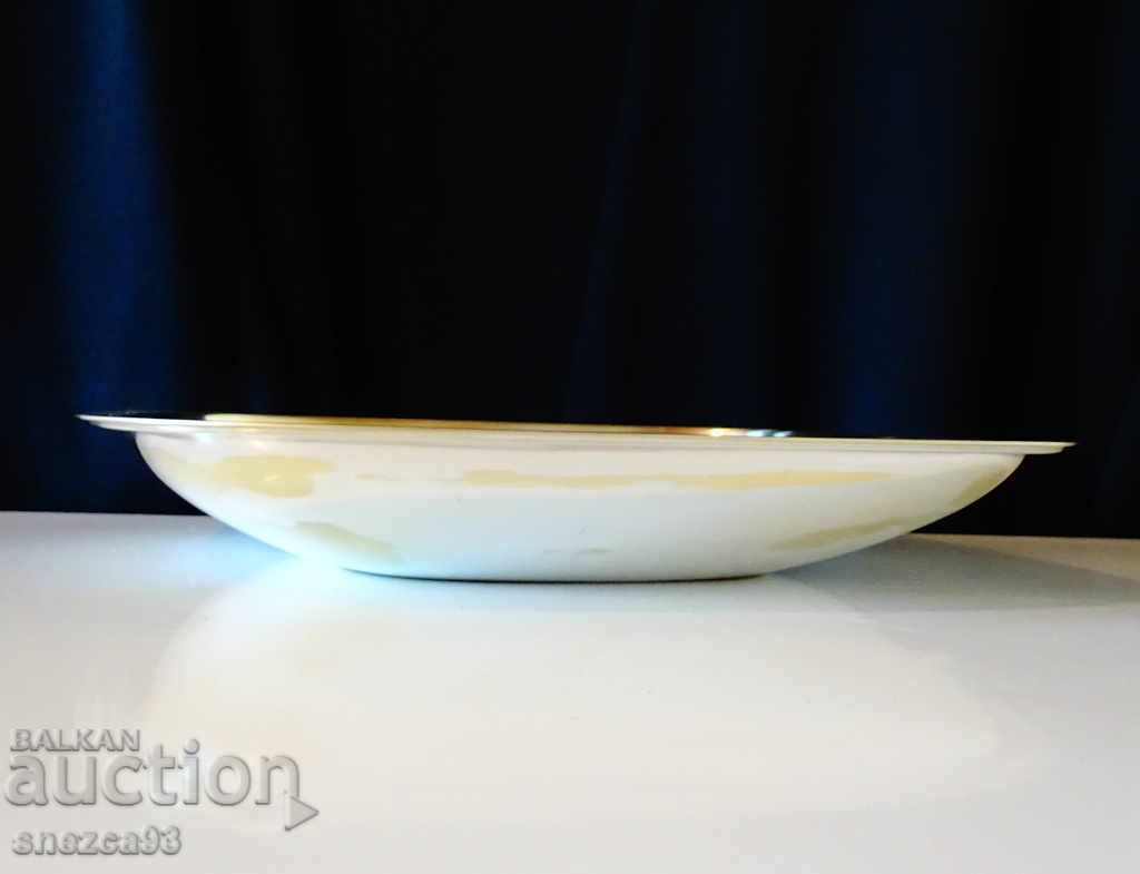 Auction  Silver-plated bronze fruit bowl, salad bowl, bowl 24 cm