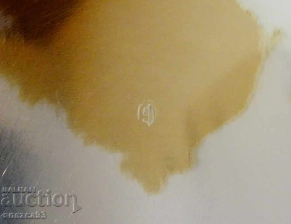 Silver-plated bronze fruit bowl, salad bowl, bowl 24 cm - 5