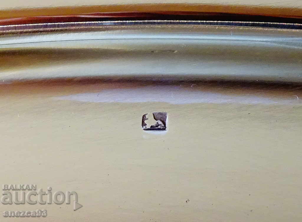 Delivery of Bronze tray, platter, 39 cm, 730 g, marked Delivery of Bronze tray, platter, 39 cm, 730 g, marked