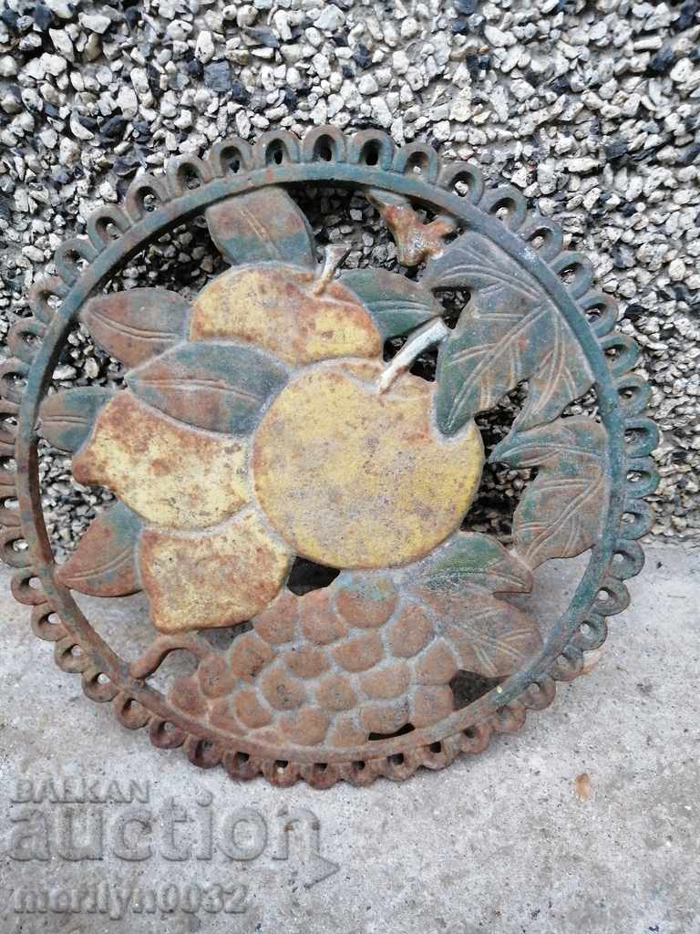 Fruit motif figured cast iron decoration figure figure plastic - 6