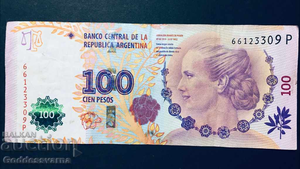 Argentina 100 Pesos 2017 Ref 3309