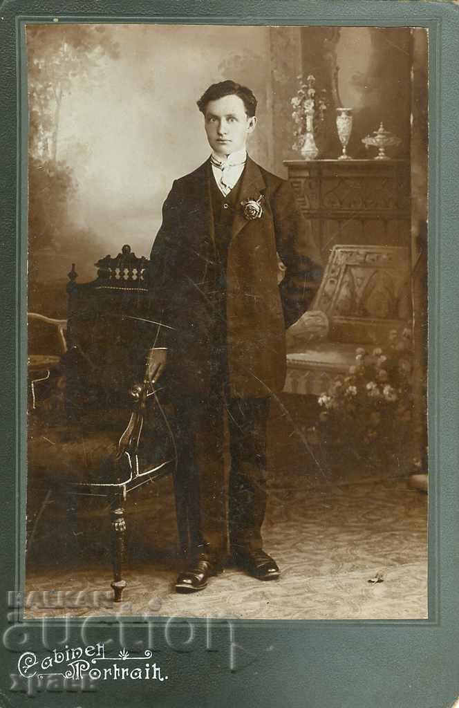 СТАРА ФОТОГРАФИЯ - КАРТОН - СЛИВЕН - 1386 СТАРА ФОТОГРАФИЯ - КАРТОН - СЛИВЕН - 1386