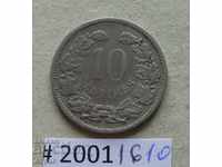 10th centimeter 1901 Luxembourg