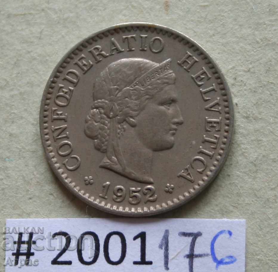 5 rapese 1952 Elveția cu preț € 0.31 | 0.61 BGN 5 rapese 1952 Elveția cu preț € 0.31 | 0.61 BGN