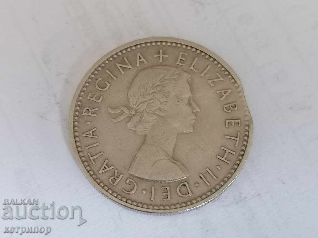 1 shilling 1962 UK pinched with price 58.00 BGN | € 29.65