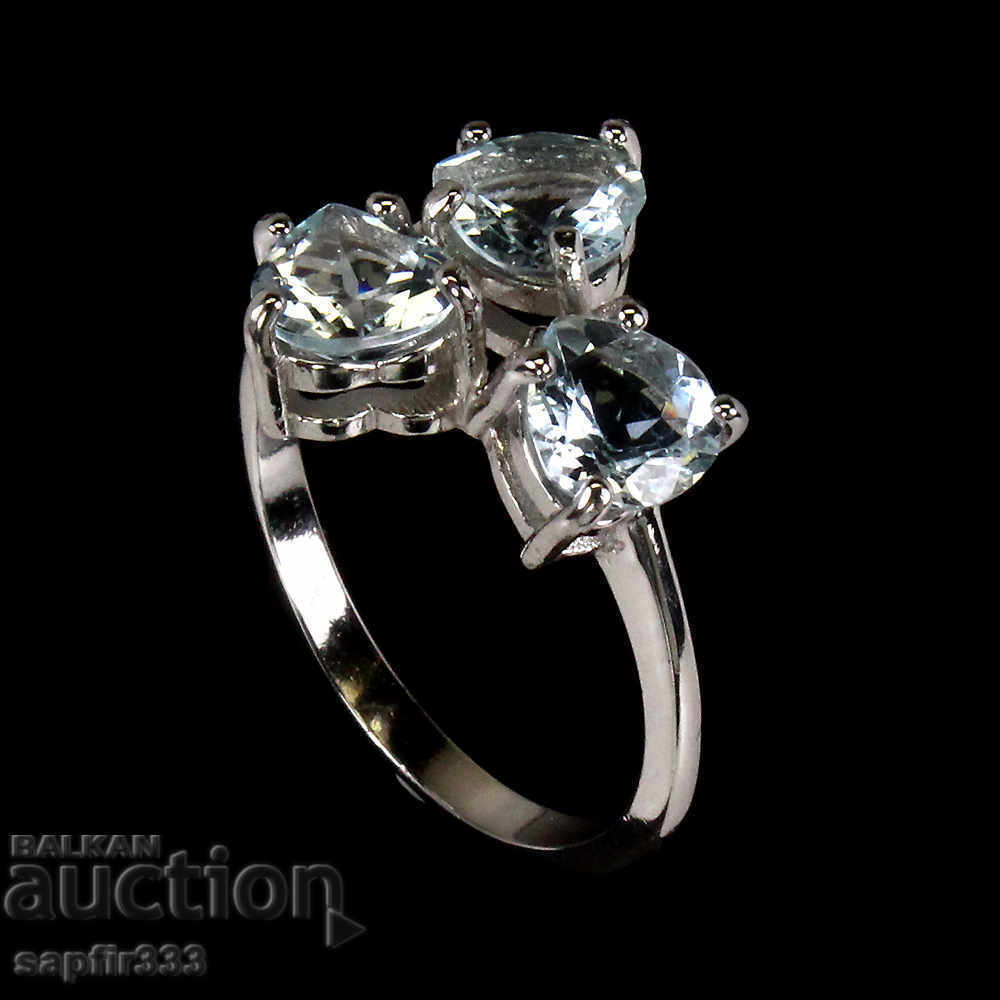 HEADS OF A UNIQUE DESIGNER RING WITH AQUAMARINS with price 324.00 BGN | € 165.66 HEADS OF A UNIQUE DESIGNER RING WITH AQUAMARINS with price 324.00 BGN | € 165.66