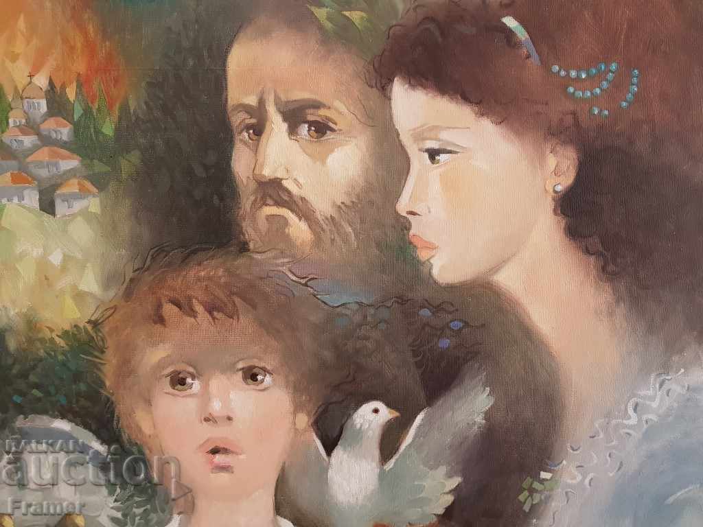 Suli Seferov - Family 2001 Oil painting - 6