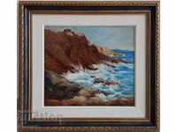 Mario Jekov 1898-1955 Lângă Sozopol 1935 peisaj marin