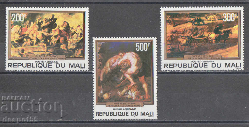 1978. Mali. 400 years since the birth of Rubens.