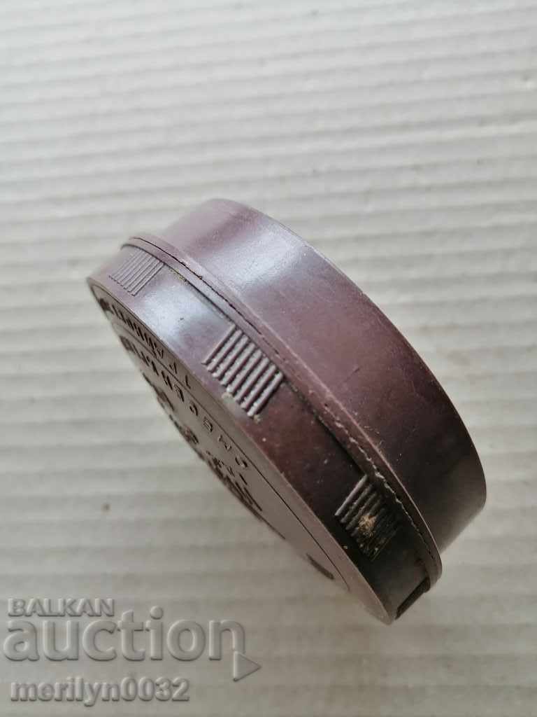 An old bakelite box for wax Imalin - 5